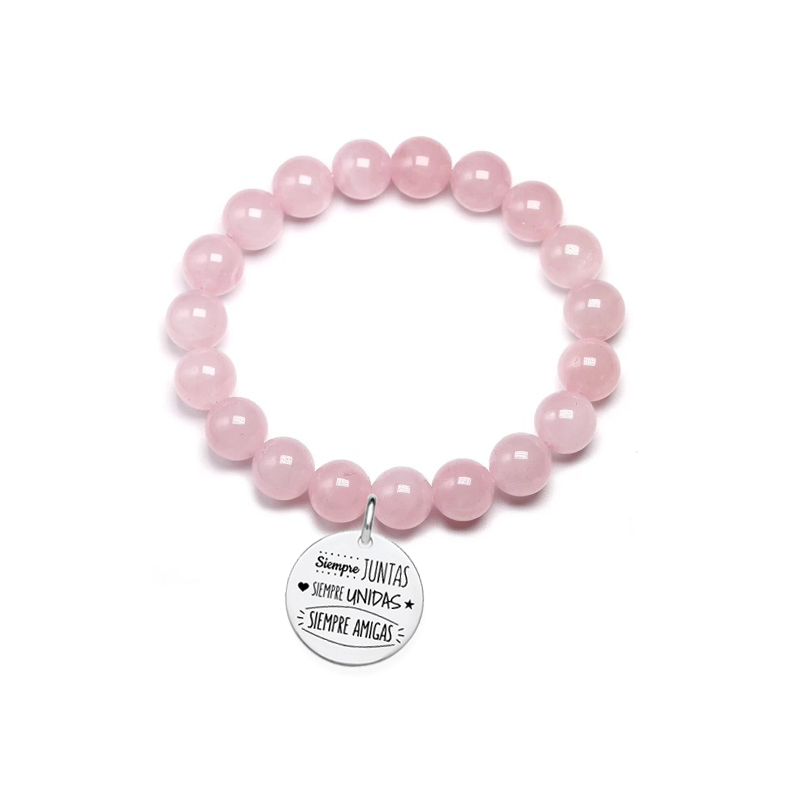 PULSERA PERSONALIZADA PIEDRAS NATURALES Y PLATA DE LEY