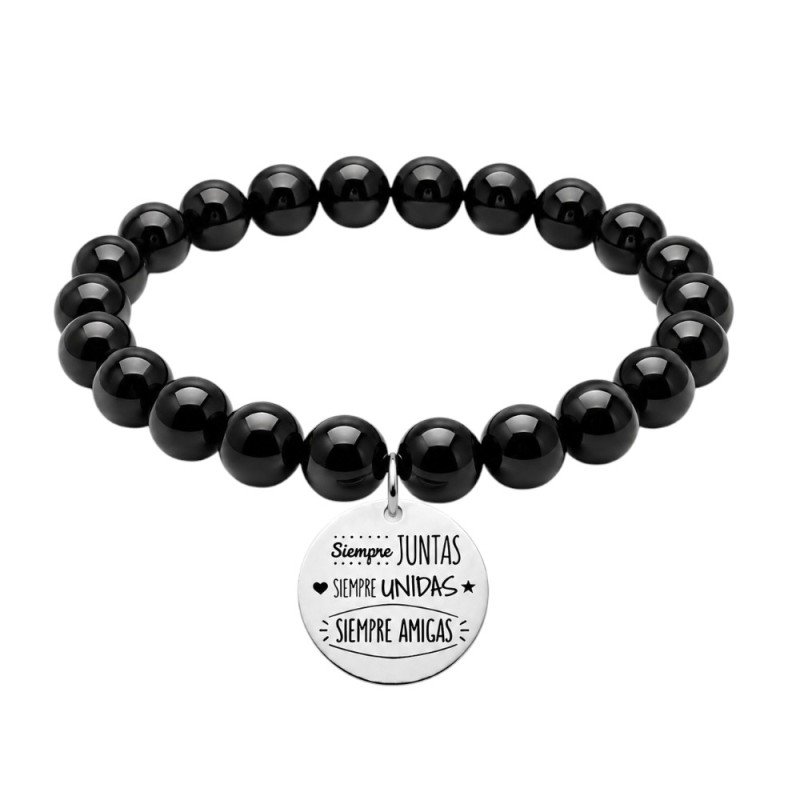 PULSERA PERSONALIZADA PIEDRAS NATURALES Y PLATA DE LEY