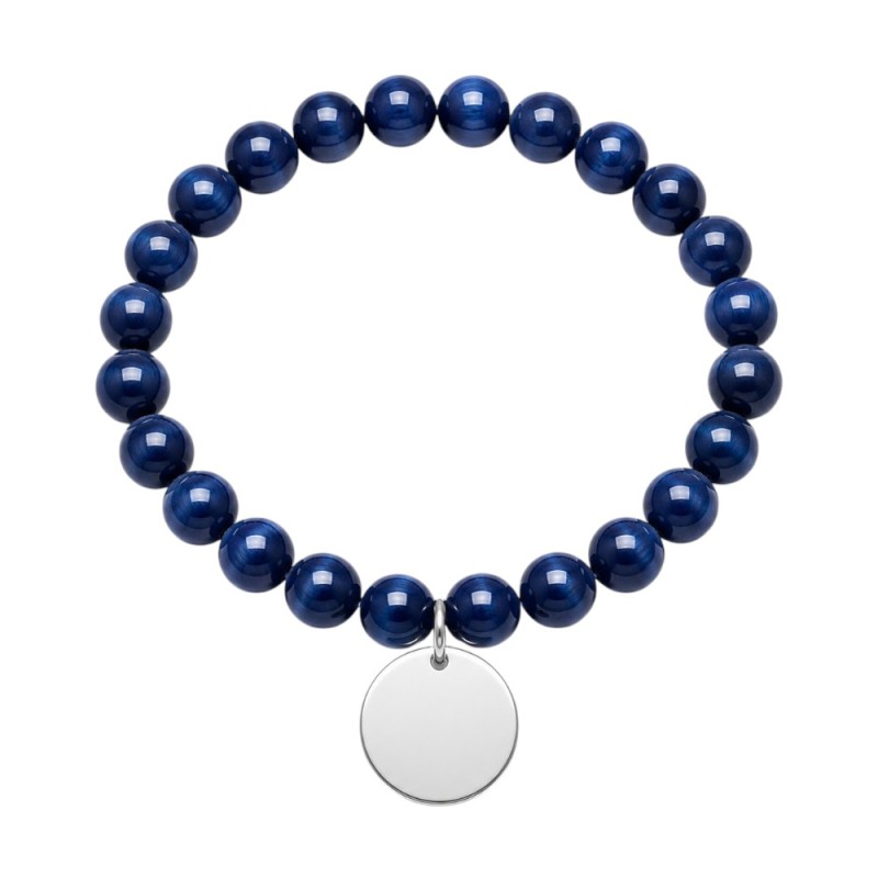 PULSERA PERSONALIZADA PIEDRAS NATURALES Y PLATA DE LEY