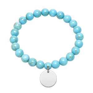 PULSERA PERSONALIZADA PIEDRAS NATURALES Y PLATA DE LEY