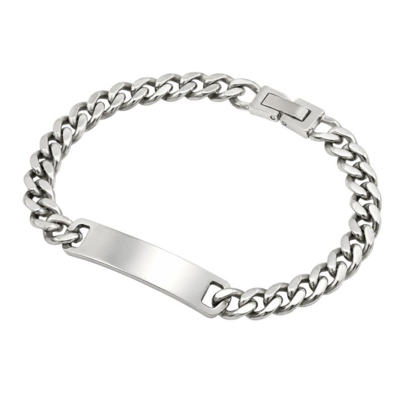 ESCLAVA BARBADA ACERO INOX MACIZA
