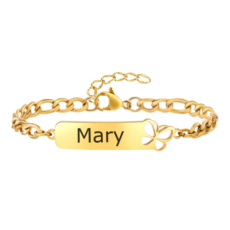 ESCLAVA PERSONALIZADA INFANTIL MARIPOSA