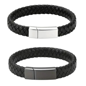 PULSERA CUERO CREMATORIA PARA CENIZAS DE SER QUERIDO O MASCOTA