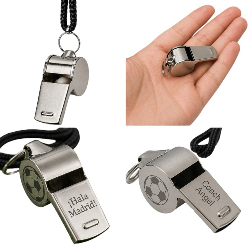 SILBATO ÁRBITRO PERSONALIZADO ACERO