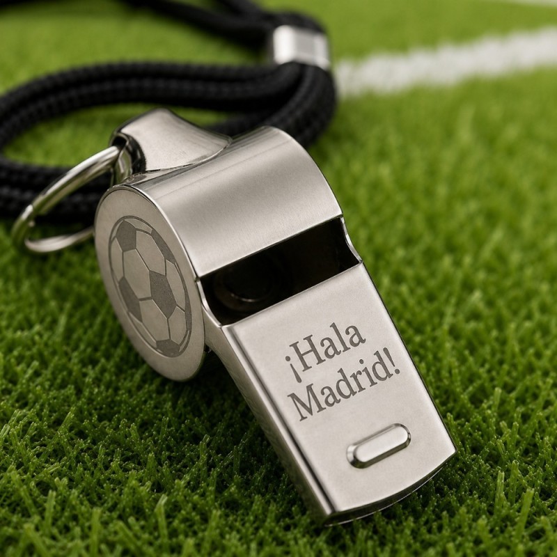 SILBATO ÁRBITRO PERSONALIZADO ACERO