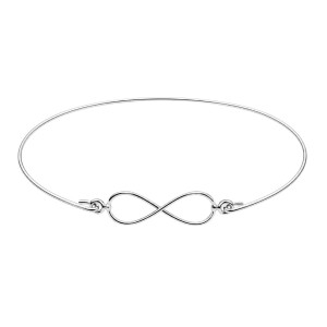 PULSERA SÍMBOLO INFINITO PLATA