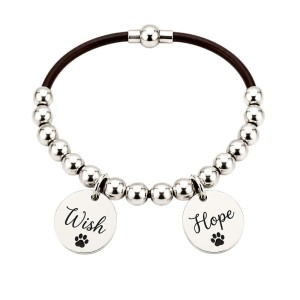 PULSERA PERSONALIZADA CON MEDALLAS GRABADAS