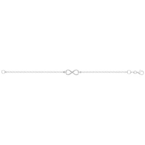 PULSERA INFINITO PLATA DE LEY