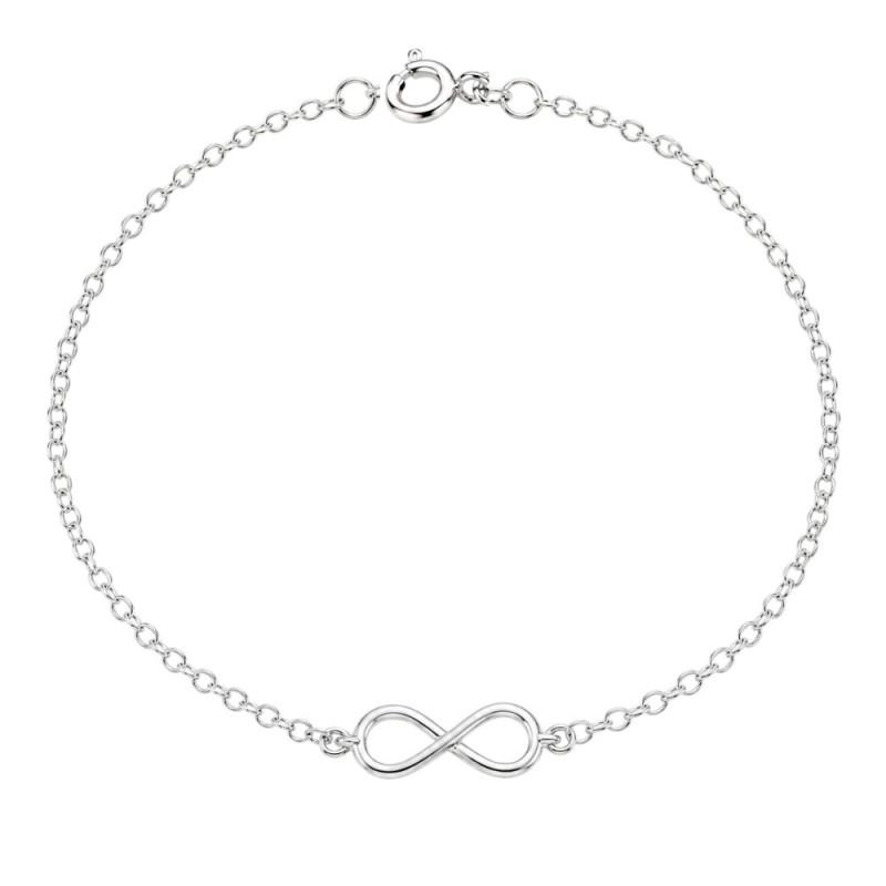 PULSERA INFINITO PLATA DE LEY