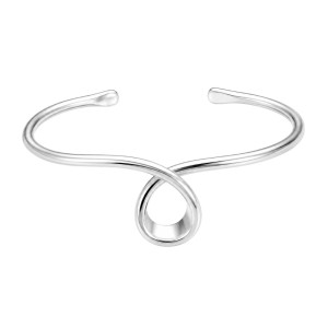 PULSERA BRAZALETE NUDO PLATA DE LEY