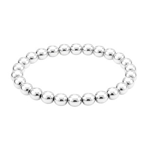 PULSERA BOLAS PLATA DE LEY, VARIOS TAMAÑOS