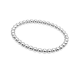 PULSERA BOLAS PLATA DE LEY, VARIOS TAMAÑOS
