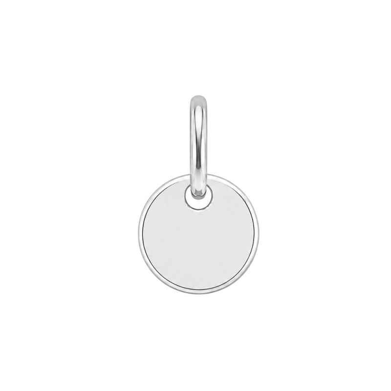 MEDALLA DE PLATA LISA PARA GRABAR 8 mm