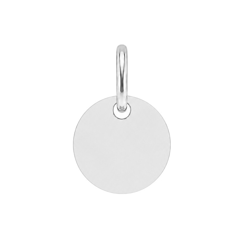 MEDALLA DE PLATA LISA PARA GRABAR 13 mm