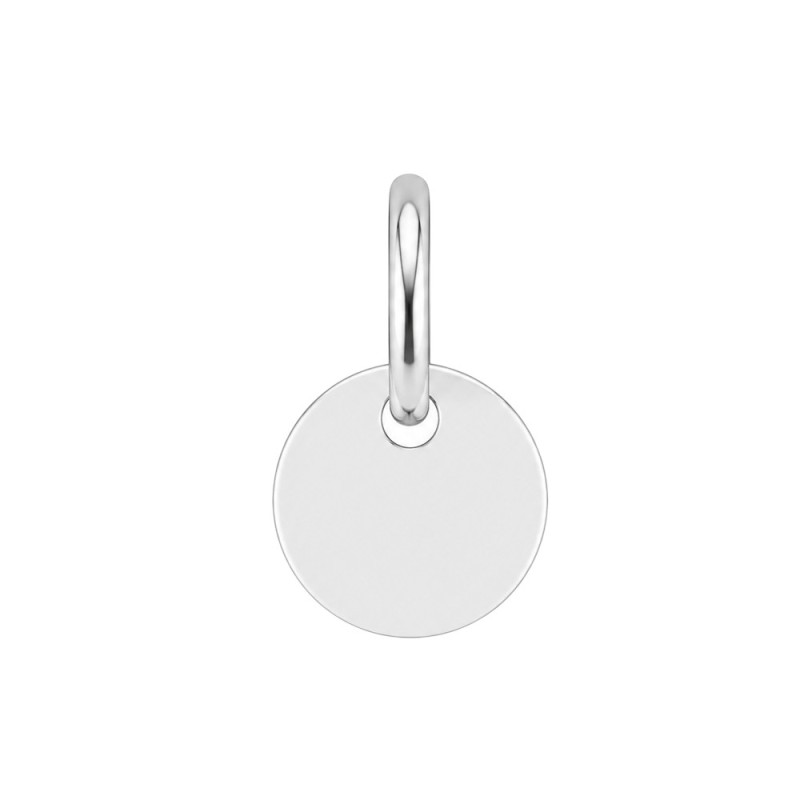 MEDALLA DE PLATA LISA PARA GRABAR 11 mm