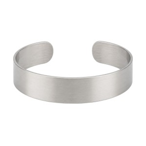 brazalete acero mate personalizado