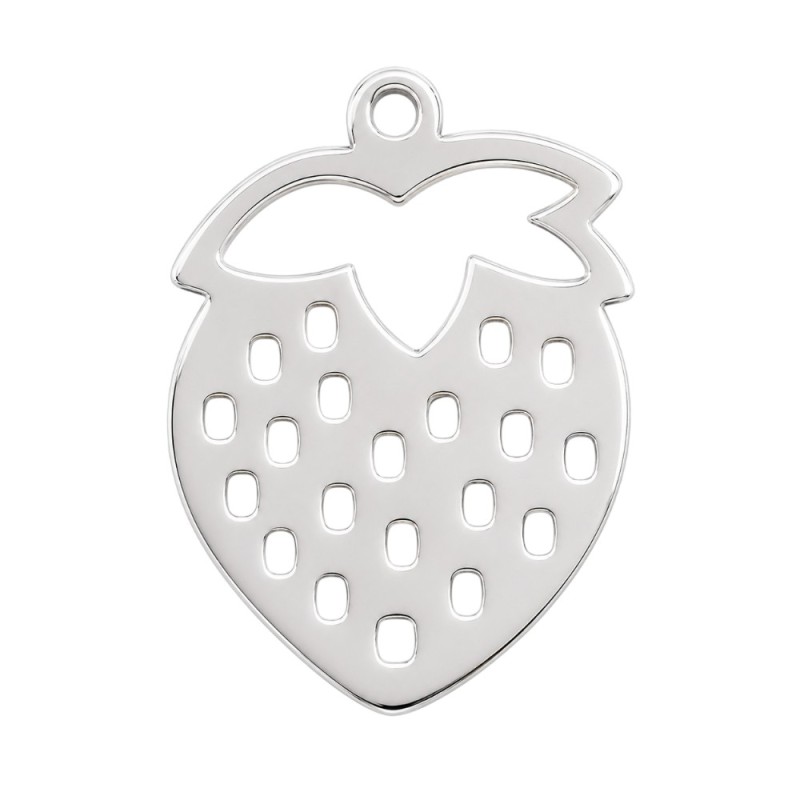 COLGANTE FRESA PLATA 925