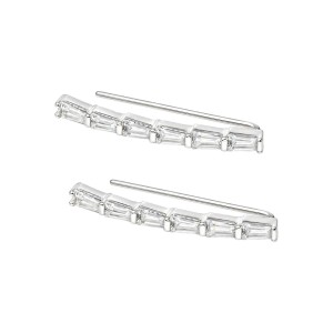 PENDIENTES TREPADORES PLATA DE 1ª LEY