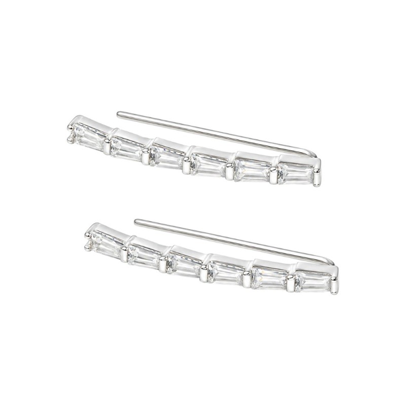 PENDIENTES TREPADORES PLATA DE 1ª LEY