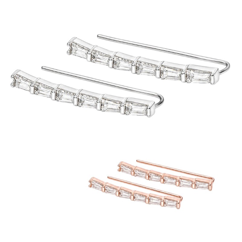PENDIENTES TREPADORES PLATA DE 1ª LEY