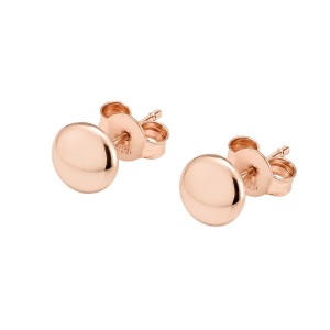 PENDIENTES CHATÓN ORO ROSA Y PLATA DE LEY