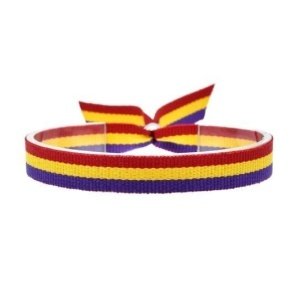PULSERA BANDERA ESPAÑA O REPUBLICANA (Lote de 2 unidades)
