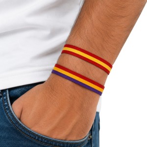 pulseras españolas fachas con cierre de acero inoxidable