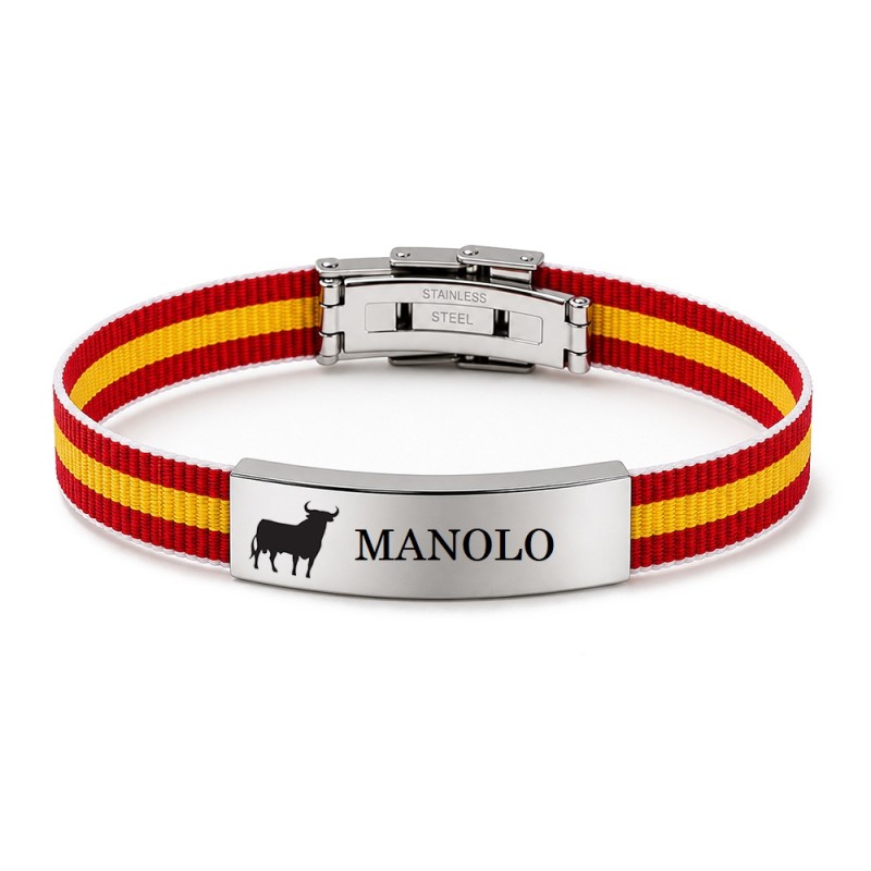 ESCLAVA BANDERAS ESPAÑA Y REPUBLICANA PERSONALIZADA