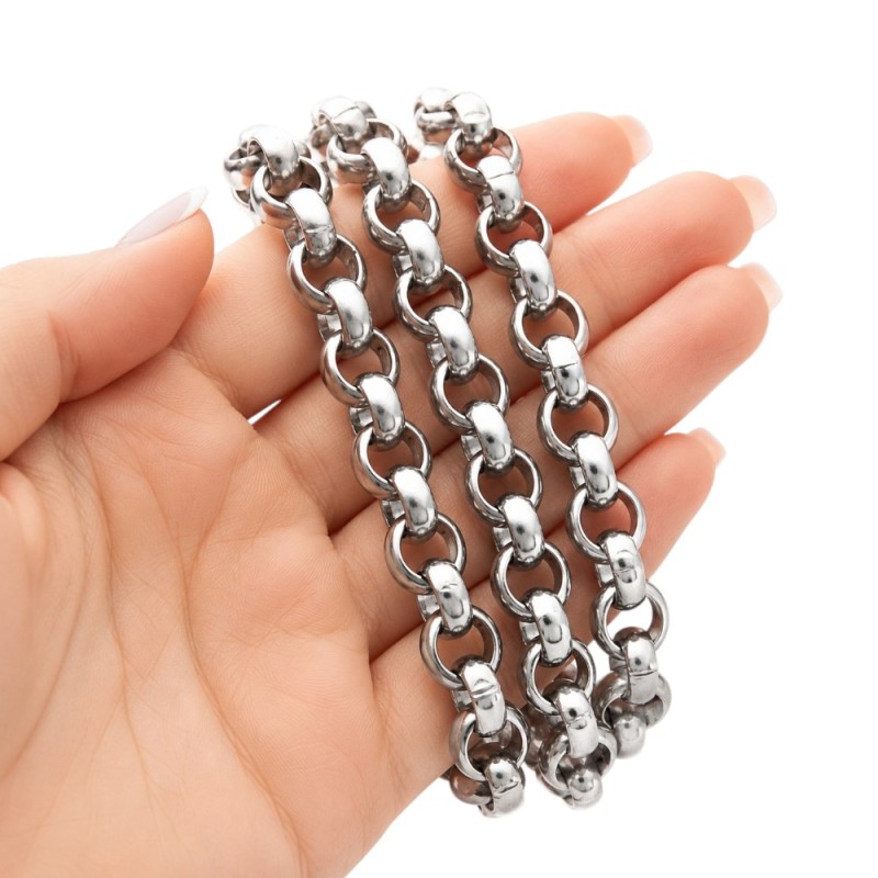 CORDÓN ROLO EN ACERO INOX, DOS MEDIDAS