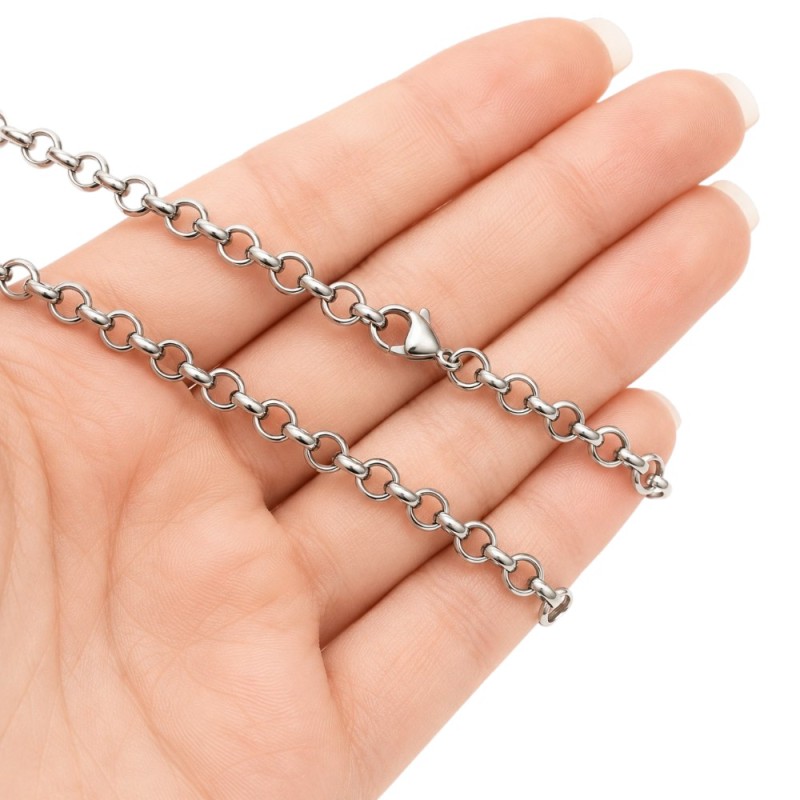 CORDÓN ROLO EN ACERO INOX, DOS MEDIDAS