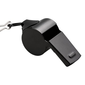 silbato negro personalizado