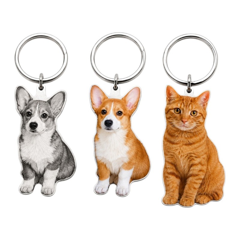 COLGANTE ó LLAVERO MASCOTAS PERSONALIZADO, BAJO PEDIDO
