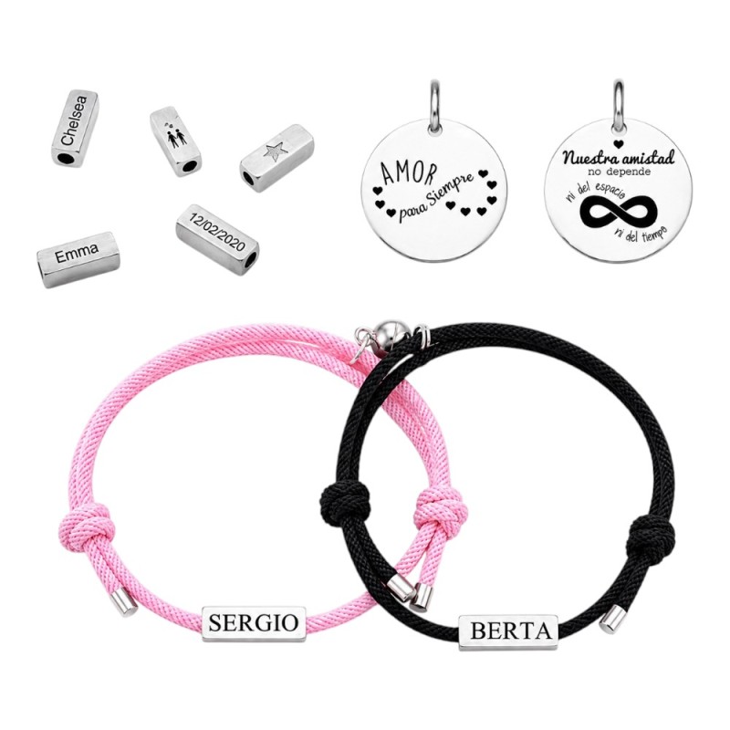 PULSERAS PERSONALIZADAS PARA PAREJAS