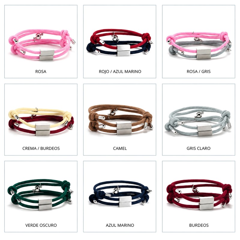 PULSERAS PERSONALIZADAS PARA PAREJAS