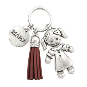 LLAVERO PERSONALIZADO MAMÁ CON NIÑA