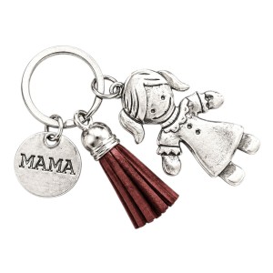 LLAVERO PERSONALIZADO MAMÁ CON NIÑA