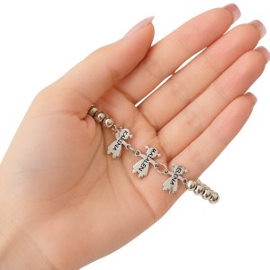 PULSERA CON NIÑOS Y NIÑAS PARA GRABAR NOMBRES