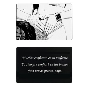 TARJETA PERSONALIZADA PARA CARTERA / BILLETERA