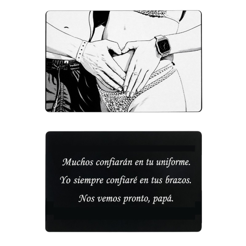 TARJETA PERSONALIZADA PARA CARTERA / BILLETERA