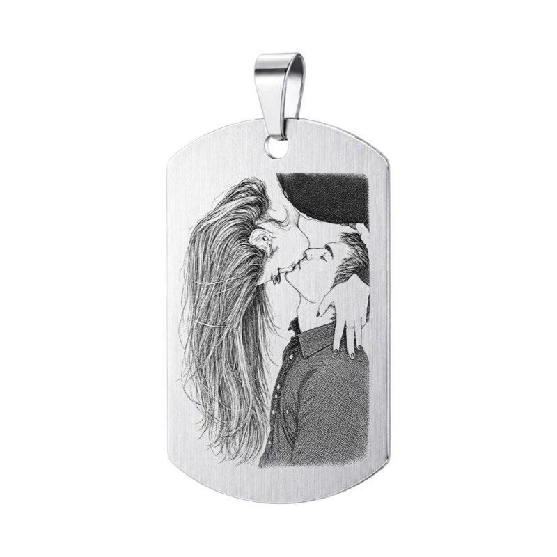 CHAPA ACERO MATE PERSONALIZADA