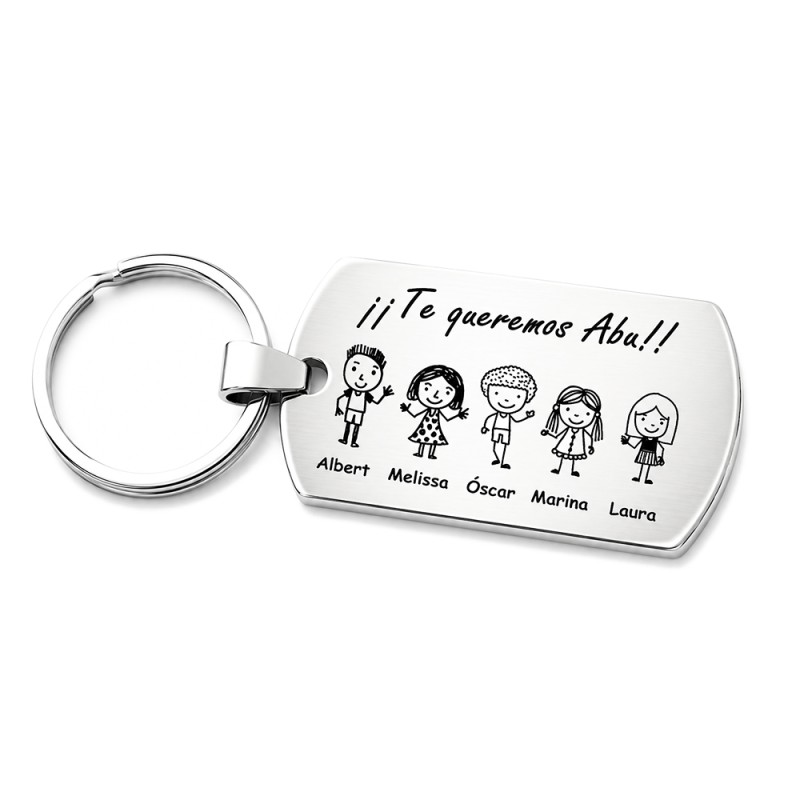 LLAVERO PERSONALIZADO FAMILIA