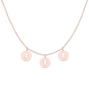 COLLAR CON CHAPITAS DE NIÑOS Y NIÑAS