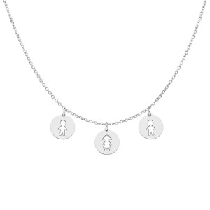 COLLAR CON CHAPITAS DE NIÑOS Y NIÑAS