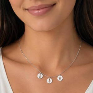 COLLAR CON CHAPITAS DE NIÑOS Y NIÑAS