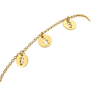 COLLAR CON CHAPITAS DE NIÑOS Y NIÑAS
