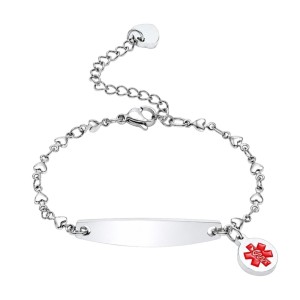 PULSERA ESCLAVA ALERTA MÉDICA MUJER PARA GRABAR
