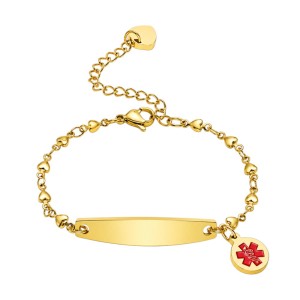 PULSERA ESCLAVA ALERTA MÉDICA MUJER PARA GRABAR