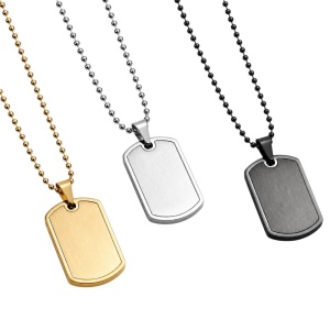 PLACA TIPO MILITAR PERSONALIZADA