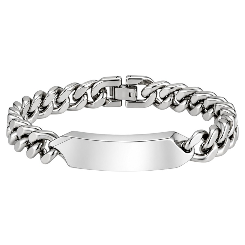 ESCLAVA HOMBRE ACERO INOXIDABLE PARA GRABAR