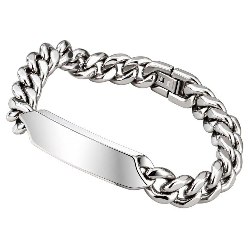ESCLAVA HOMBRE ACERO INOXIDABLE PARA GRABAR
